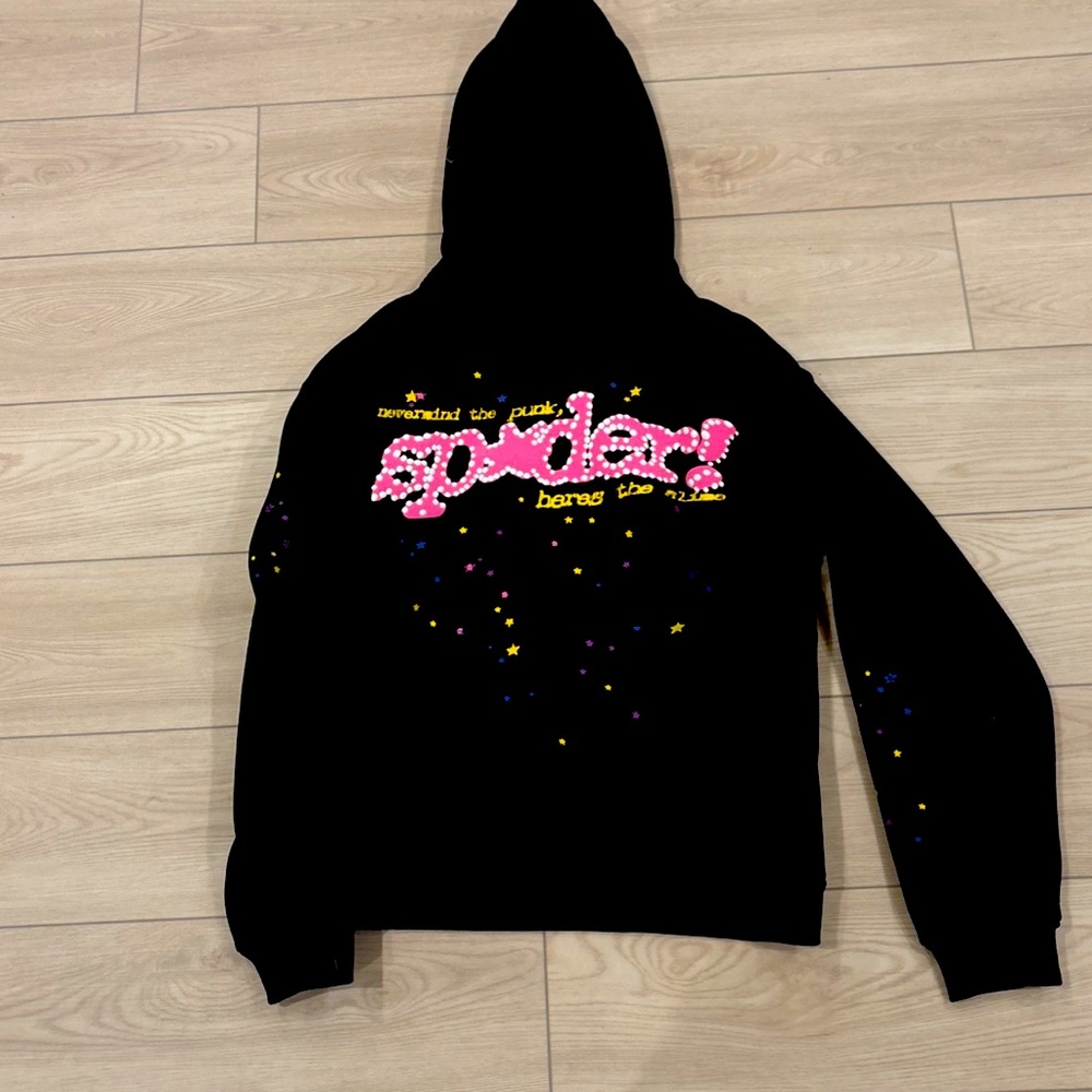 Spider Hoodie logo print Hoodie